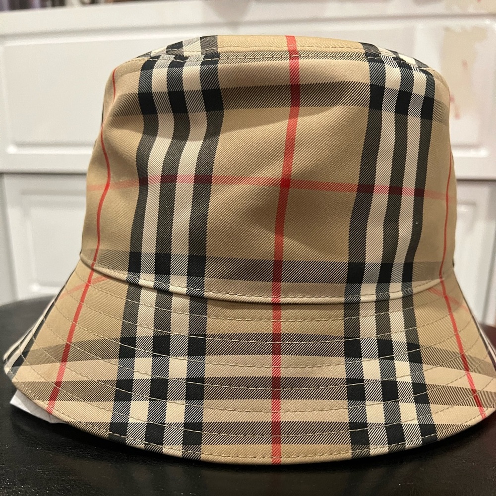 Authentic Burberry Panel Archive Check Bucket Hat - image 2
